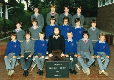 Photograph - Group, Ringwood Technical School 1984 Year 7.1