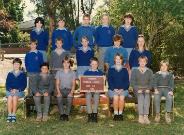 Photograph - Group, Ringwood Technical School 1985 Year 8.9, c 1985