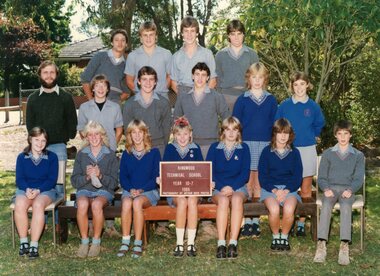 Photograph - Group, Ringwood Technical School 1985 Year 10.7, c 1985