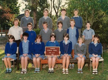 Photograph - Group, Ringwood Technical School 1985 Year 10.8, c 1985