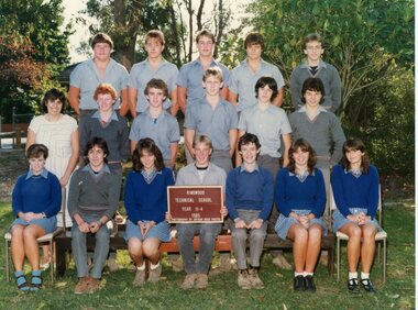 Photograph - Group, Ringwood Technical School 1985 Year 11.4, c 1985