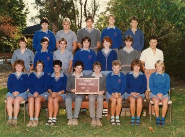 Photograph - Group, Ringwood Technical School 1985 Year 11.5, c 1985