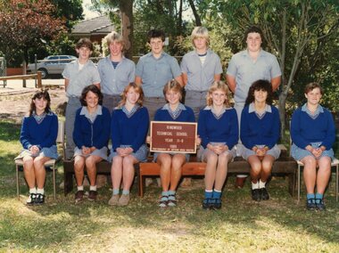 Photograph - Group, Ringwood Technical School 1985 Year 11.8, c 1985
