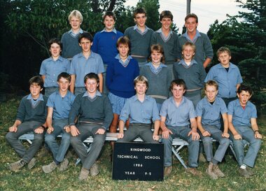 Photograph - Group, Ringwood Technical School 1986 Year 9.5, c 1986
