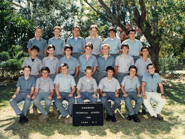 Photograph - Group, Ringwood Technical School 1988 Year 8.3, c 1988