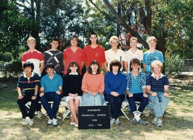 Photograph - Group, Ringwood Technical School 1988 TOP, c 1988