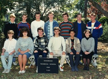Photograph - Group, Ringwood Technical School 1989 TOP, c 1989
