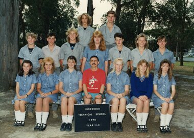 Photograph - Group, Ringwood Technical School 1990 Year 11.2, c 1990
