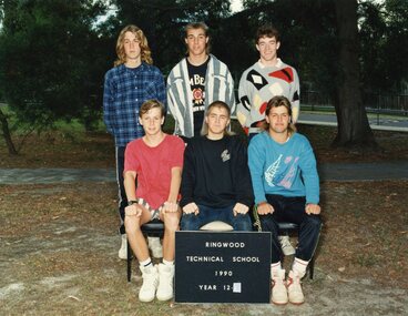 Photograph - Group, Ringwood Technical School 1990 Year 12.6, c 1990