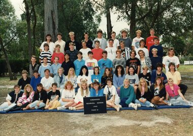 Photograph - Group, Ringwood Technical School 1990 Year 12-ALL, c 1990