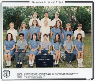 Photograph - Group, Ringwood Technical School 1991 Year 8.3, c 1991