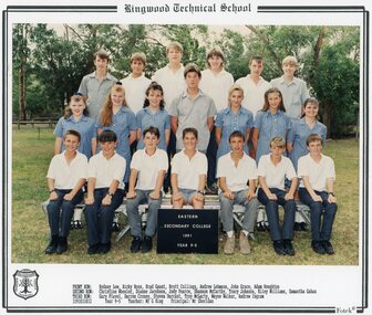 Photograph - Group, Eastern Secondary College 1991 Year 9.5, c 1991