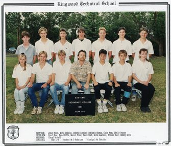 Photograph - Group, Eastern Secondary College 1991 Year 11.6, c 1991