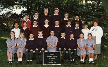 Photograph - Group, Eastern Secondary College 1992 Section 7.1, c 1992