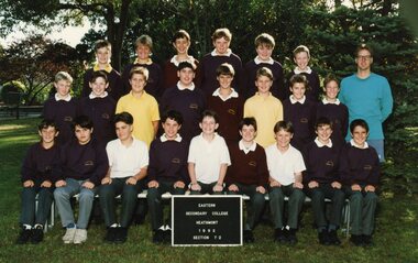 Photograph - Group, Eastern Secondary College 1992 Section 7.2, c 1992