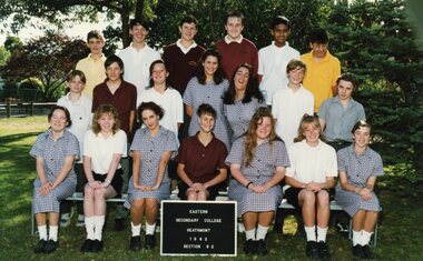 Photograph - Group, Eastern Secondary College 1992 Section 9.2, c 1992