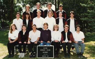 Photograph - Group, Eastern Secondary College 1992 Section 12.4, c 1992