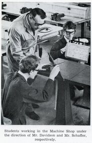 Photograph, Ringwood Technical School Students in Machine Shop
