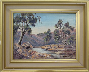 Painting, Painting of Unknown Creek Australia by Norma Kett c1990s