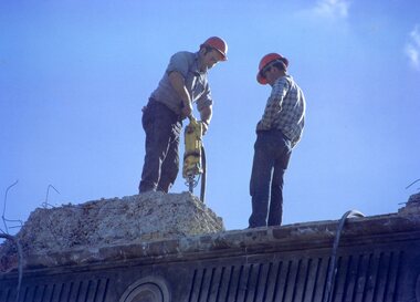 Photograph, Demolishing Ringwood Town Hall - 1971