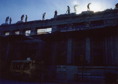Photograph, Demolishing Ringwood Town Hall - 1971