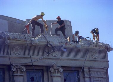 Photograph, Demolishing Ringwood Town Hall - 1971