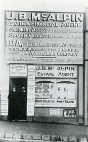 Photograph, Mr J.B.McAlpin's Office - Ringwood c 1918