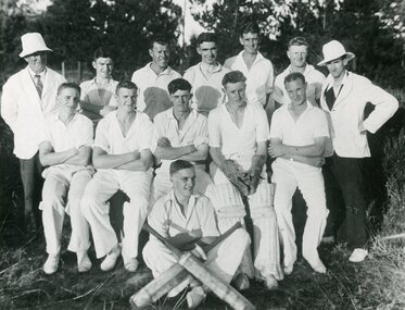 Photograph, North Ringwood Cricket Club team - 1936-37