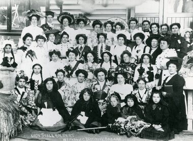 Photograph, Lady Stall Holders, Mechanics Institute Bazaar 1909