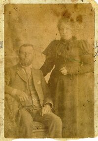 Photograph, Samuel & Elizabeth Cutts- year and place unknown