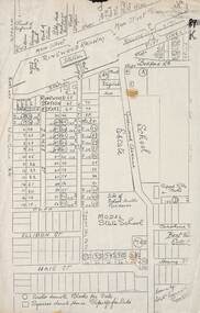 Plan, Ringwood Station Estate, Subdivision, Ringwood, Victoria - circa 1925