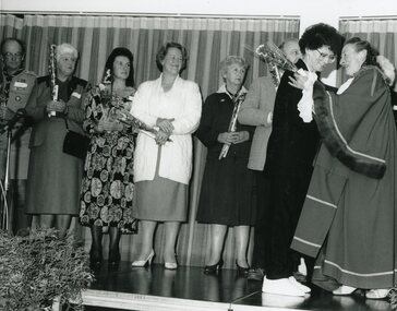Photograph, Ringwood City Council - Community Service Awards, 1991. Presented by Cr Betty Milton, Mayor City of Ringwood