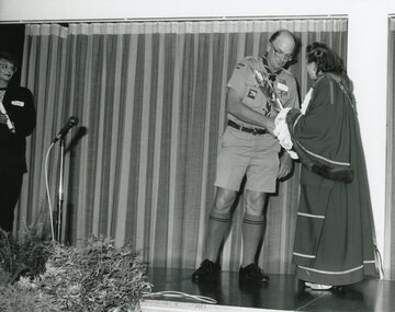 Photograph, Ringwood City Council - Community Service Awards, 1991. Presented by Cr Betty Milton, Mayor City of Ringwood