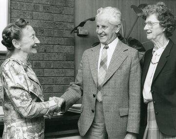 Photograph, Ringwood City Council - Community Service Awards, 1991. Presented by Cr Betty Milton, Mayor City of Ringwood