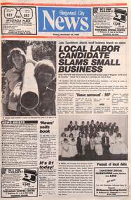 Newspaper - Printed, Ringwood City News Vol. 1 No. 21