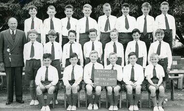 Photograph, Ringwood State School -Class photograph - Boy's 2nd Marching Squad - 1958