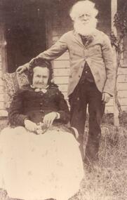 Photograph, Presumably old Samuel and Elizabeth Cutts (Refer also EM00014)
