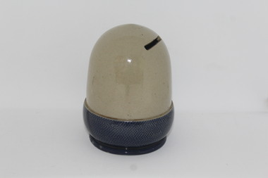 Ceramic - Money Box, Hand made ceramic money box made in East Ringwood from local clay - circa 1910, 21-Dec-14
