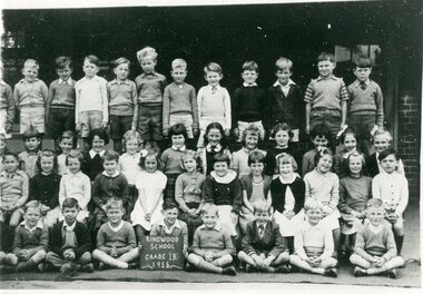 Photograph, Ringwood State School - Class photograph - Grade 1B, 1955