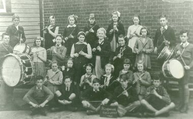 Photograph, Ringwood State School - Drum and Fife Band, 1945