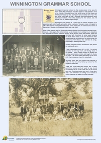 Poster, Russ Haines, Winnington Grammar School, Ringwood, Large Poster made for RDHS 60th Birthday