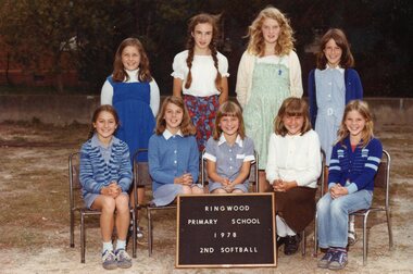 Photograph, Ringwood State School - 2nd Softball, 1978