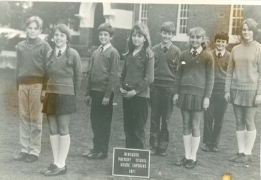 Photograph, Ringwood State School - House Captains, 1971
