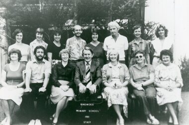Photograph, Ringwood State School - Staff, 1981