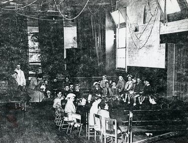 Photograph, Ringwood State School- Inside school building, Ringwood Street. c1920