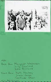 Photograph, Ringwood State School- Group photograph, 1931