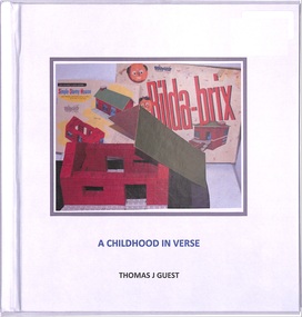 book, Thomas J Guest, A Childhood  in Verse