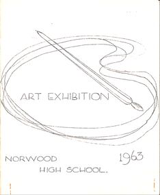 Programme - Catalogue, Art Exhibition 1963 - Norwood High School, Ringwood, Victoria, 1963
