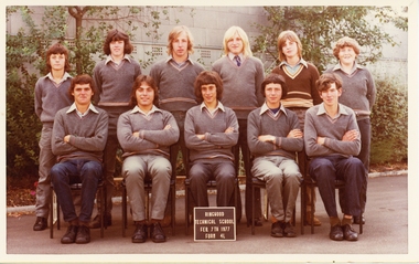 Photograph - Class Group, Ringwood Technical School 1977 Form 4L
