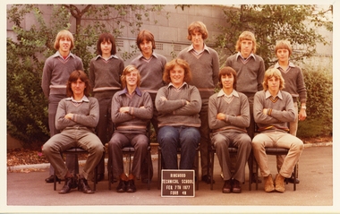 Photograph - Class Group, Ringwood Technical School 1977 Form 4N